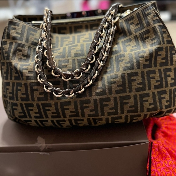 Fendi Zucca print shoulder bag - Picture 3 of 16